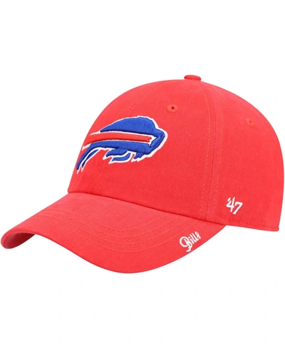 47 Brand Women's Red Buffalo Bills Miata Clean Up Secondary Adjustable Hat