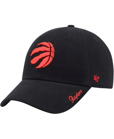 47 Brand Women's Black Toronto Raptors Miata Clean Up Logo Adjustable Hat