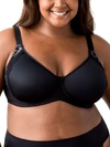 Elila Raya Smooth Lace Spacer Bra In Black