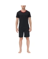 INK+IVY MEN'S MOISTURE-WICKING CREWNECK T-SHIRT & SHORTS PAJAMA SET