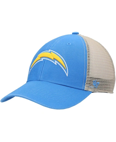 47 Brand Men's Powder Blue Los Angeles Chargers Flagship Mvp Snapback Hat In Powder Blue,natural