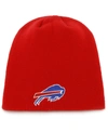 47 Brand Men's Red Buffalo Bills Secondary Logo Knit Beanie In Red