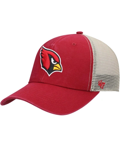 47 Brand Men's Cardinal Arizona Cardinals Flagship Mvp Snapback Hat