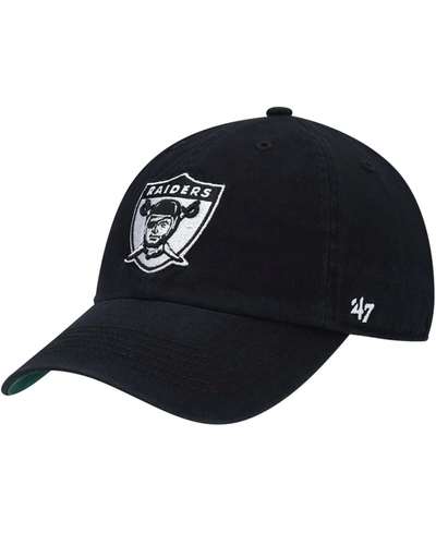 47 Brand Men's Black Las Vegas Raiders Legacy Franchise Fitted Hat