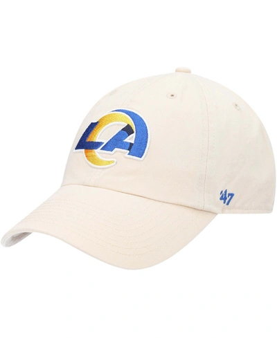 47 Brand Men's Bone Los Angeles Rams Secondary Clean Up Adjustable Hat