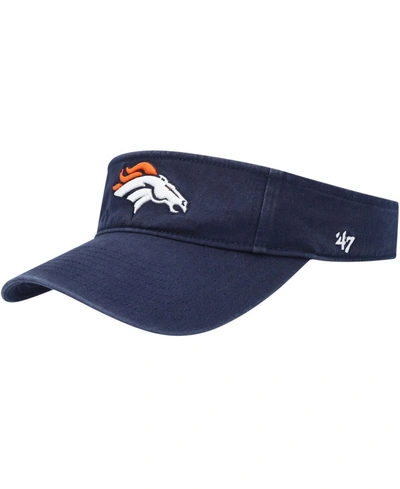 47 Brand Men's Navy Denver Broncos Clean Up Visor