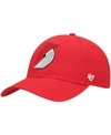 47 Brand Men's Red Portland Trail Blazers Legend Mvp Adjustable Hat In Red