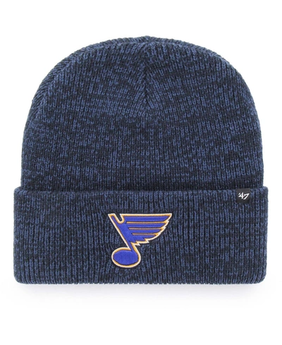 47 Brand Men's Navy St. Louis Blues Brain Freeze Cuffed Knit Hat