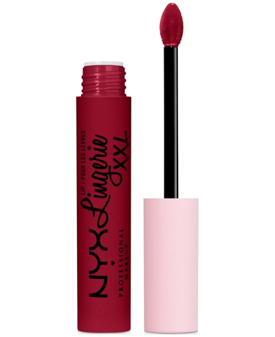 Nyx Professional Makeup Lip Lingerie Xxl Long-lasting Matte Liquid Lipstick In Sizzlin'