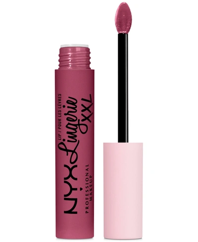 Nyx Professional Makeup Lip Lingerie Xxl Long-lasting Matte Liquid Lipstick In Peek Show