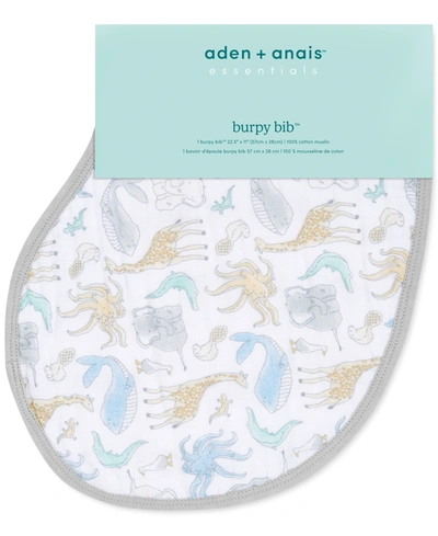 Aden By Aden + Anais Essentials Baby Boys & Girls Cotton Natural History Burpy Bib