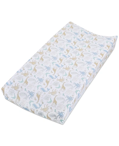 Aden By Aden + Anais Essentials Baby Boys & Girls Cotton Natural History Changing Pad/mat Cover