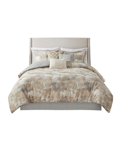 Madison Park Beacon 7-pc. Comforter Set, King In Gray