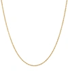Macy's Rope Link 20" Chain Necklace In 14k Gold In Gold