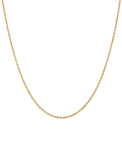 Macy's Rope Link 20" Chain Necklace In 14k Gold