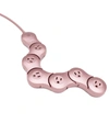 Viatek Quirky Pivot Power 6 Outlet Surge Protector In Open Pink