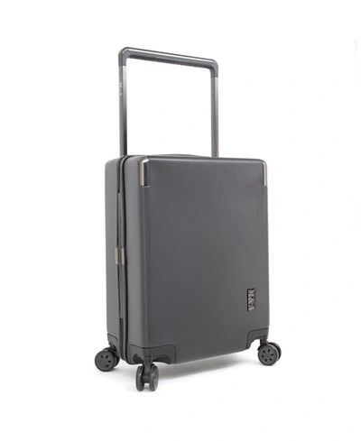 M & A Luggage M&a 20" Tsa-lock Wide Trolley Rolling Carry-on In Black