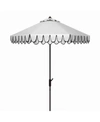 Safavieh Elegant 9' Valance Umbrella In White