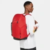 Nike Elite Pro Hoops Basketball Backpack In University Red/black/metallic Cool Grey