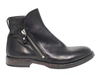 MOMA MOMA MEN'S  BLACK LEATHER ANKLE BOOTS