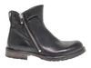 MOMA MOMA WOMEN'S  BLACK LEATHER ANKLE BOOTS