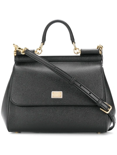 Dolce E Gabbana Women's  Black Leather Handbag