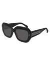 ALAÏA ALAÏA WOMEN'S  BLACK METAL SUNGLASSES