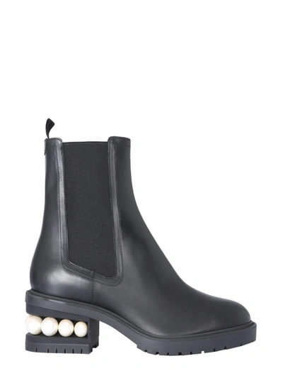 Nicholas Kirkwood Womens Black Other Materials Ankle Boots