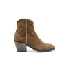 MEXICANA MEXICANA WOMEN'S  BROWN SUEDE ANKLE BOOTS