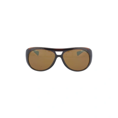 Alain Mikli Women's  Brown Acetate Sunglasses