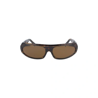 Alain Mikli Men's  Brown Acetate Sunglasses