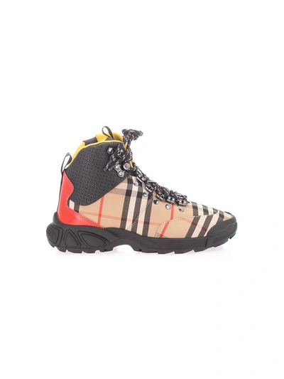 Burberry Boys  Multicolor Cotton Ankle Boots