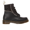 DR. MARTENS' WOMEN'S  BLACK LEATHER ANKLE BOOTS