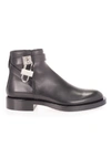 GIVENCHY MEN'S  BLACK LEATHER ANKLE BOOTS