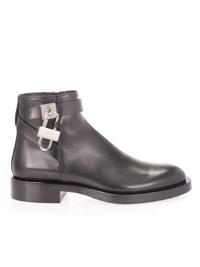 Givenchy Men's  Black Leather Ankle Boots
