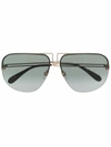 GIVENCHY WOMEN'S  GOLD METAL SUNGLASSES