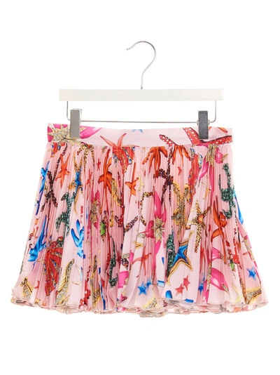 Versace Babies' Girls  Pink Polyester Skirt