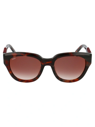 Tod's To0222 Sunglasses In Brown