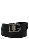 DOLCE E GABBANA DOLCE E GABBANA MEN'S  BLACK OTHER MATERIALS BELT