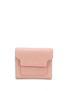 MARNI WOMEN'S  RED LEATHER WALLET