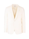 SAINT LAURENT SAINT L AU RENT MEN'S  WHITE OTHER MATERIALS BLAZER