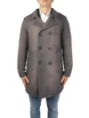 GIMOS GIMO'S MEN'S  GREY WOOL COAT