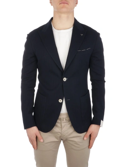 Eleventy Men's Blue Cotton Blazer