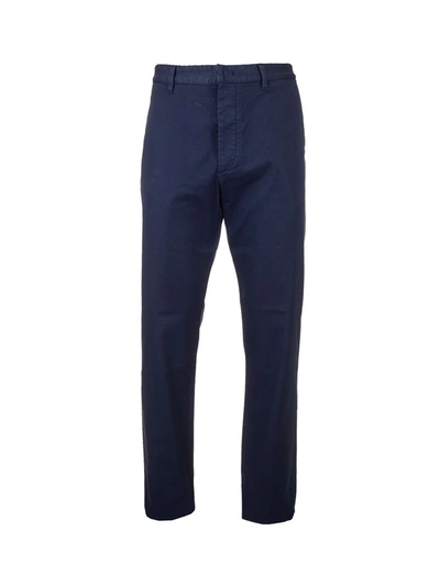 Prada Men's  Blue Cotton Pants