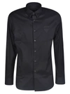 PRADA MEN'S  BLACK COTTON SHIRT