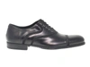 CESARE PACIOTTI CESARE PACIOTTI MEN'S  BLACK LEATHER LACE UP SHOES