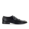 MOMA MOMA MEN'S  BLACK LEATHER LOAFERS