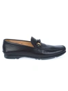 CHURCH'S MEN'S  BLACK LEATHER LOAFERS