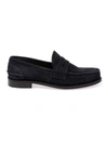 CHURCH'S MEN'S  BLUE SUEDE LOAFERS