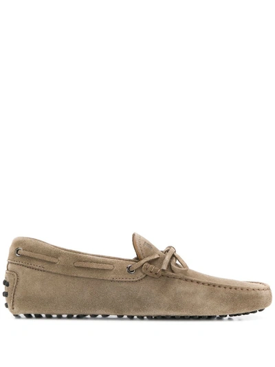 Tod's Loafers Taupe Brown